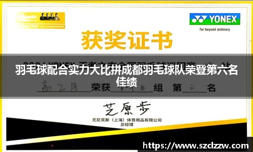 羽毛球配合实力大比拼成都羽毛球队荣登第六名佳绩